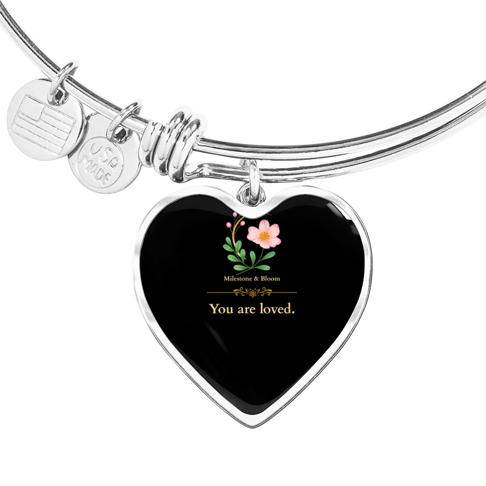Custom Graphic Upload Heart Bangle