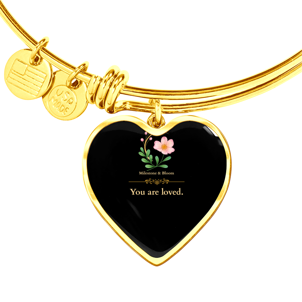 Custom Graphic Upload Heart Bangle
