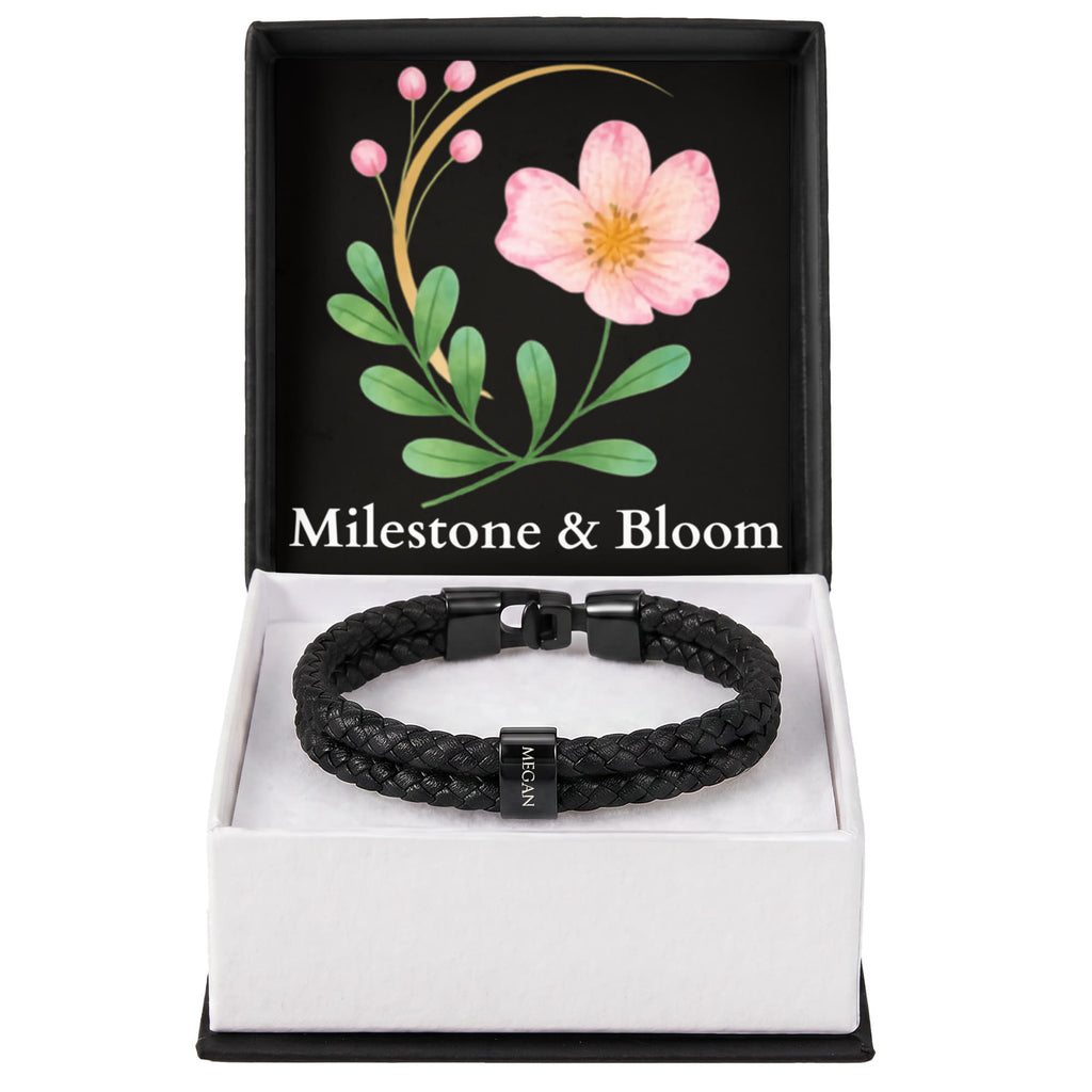 Men's Personalized Name Bracelet