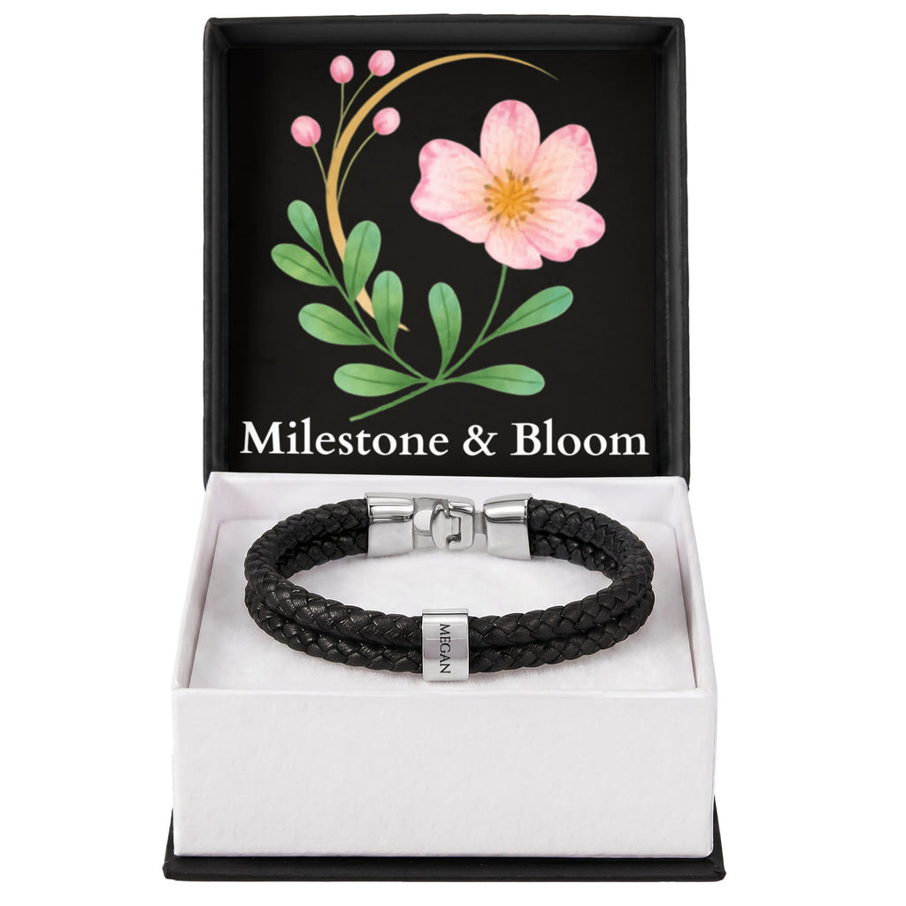 Men's Personalized Name Bracelet