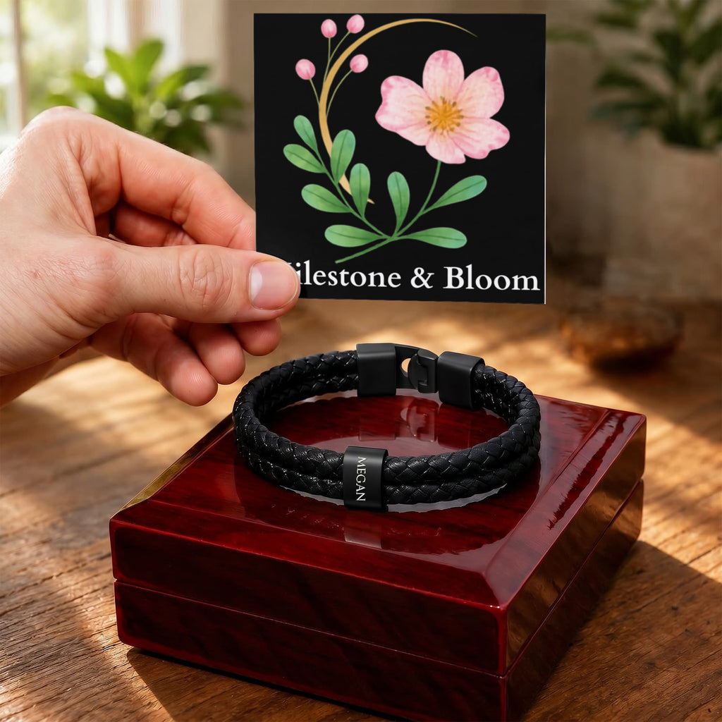 Men's Personalized Name Bracelet