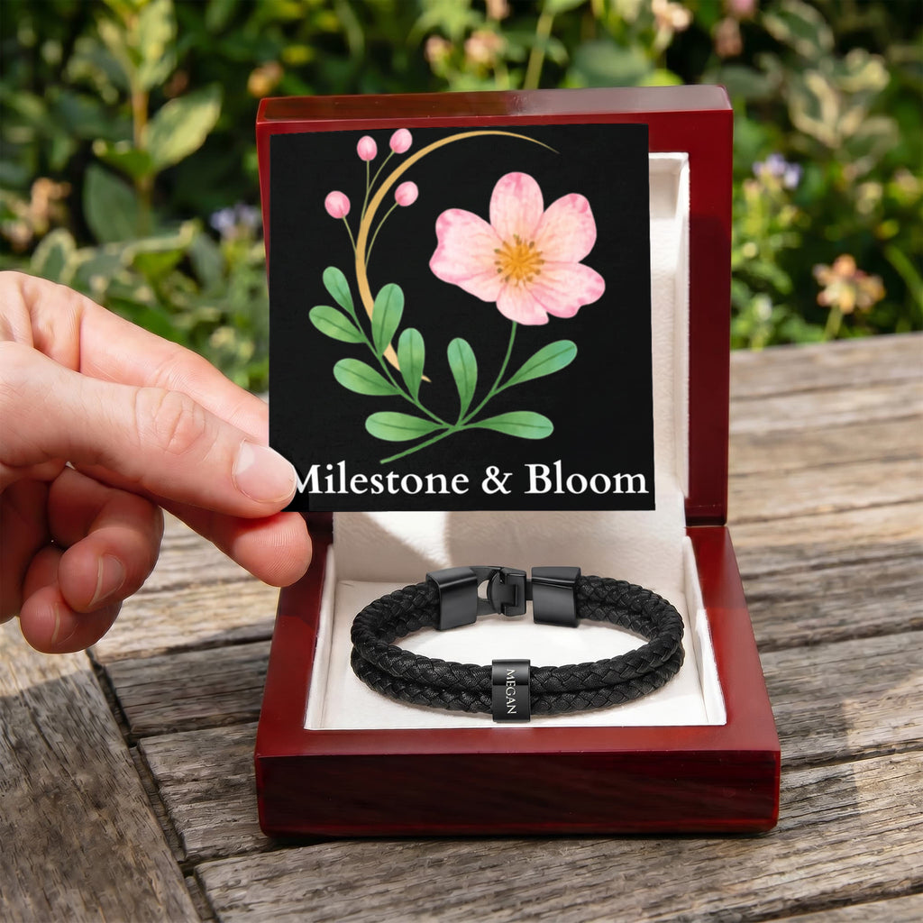 Men's Personalized Name Bracelet