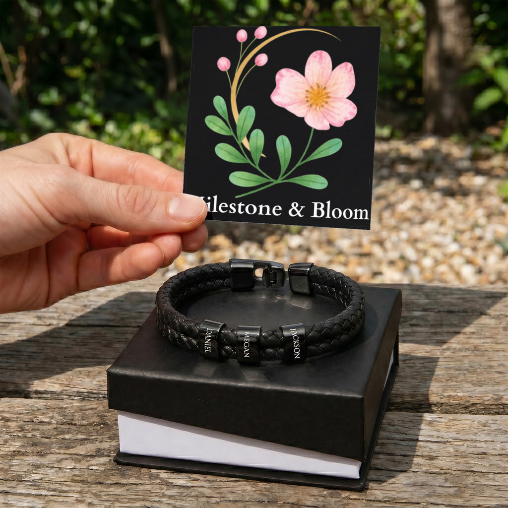 Men's Personalized Name Bracelet