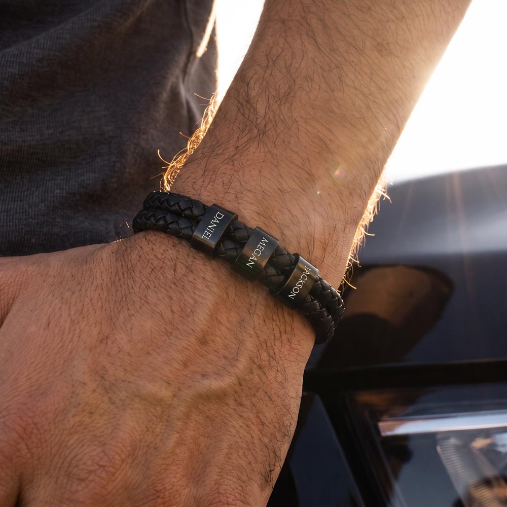 Men's Personalized Name Bracelet