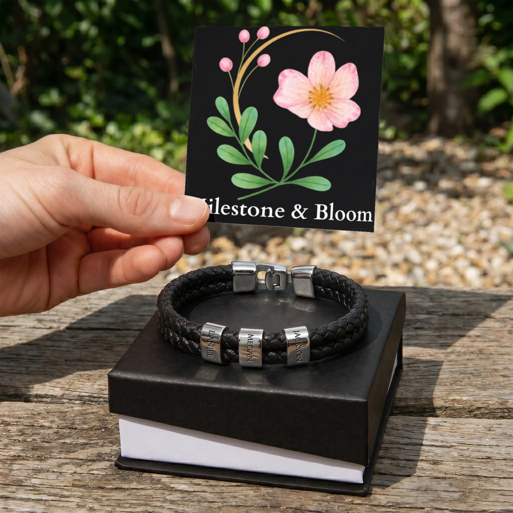 Men's Personalized Name Bracelet