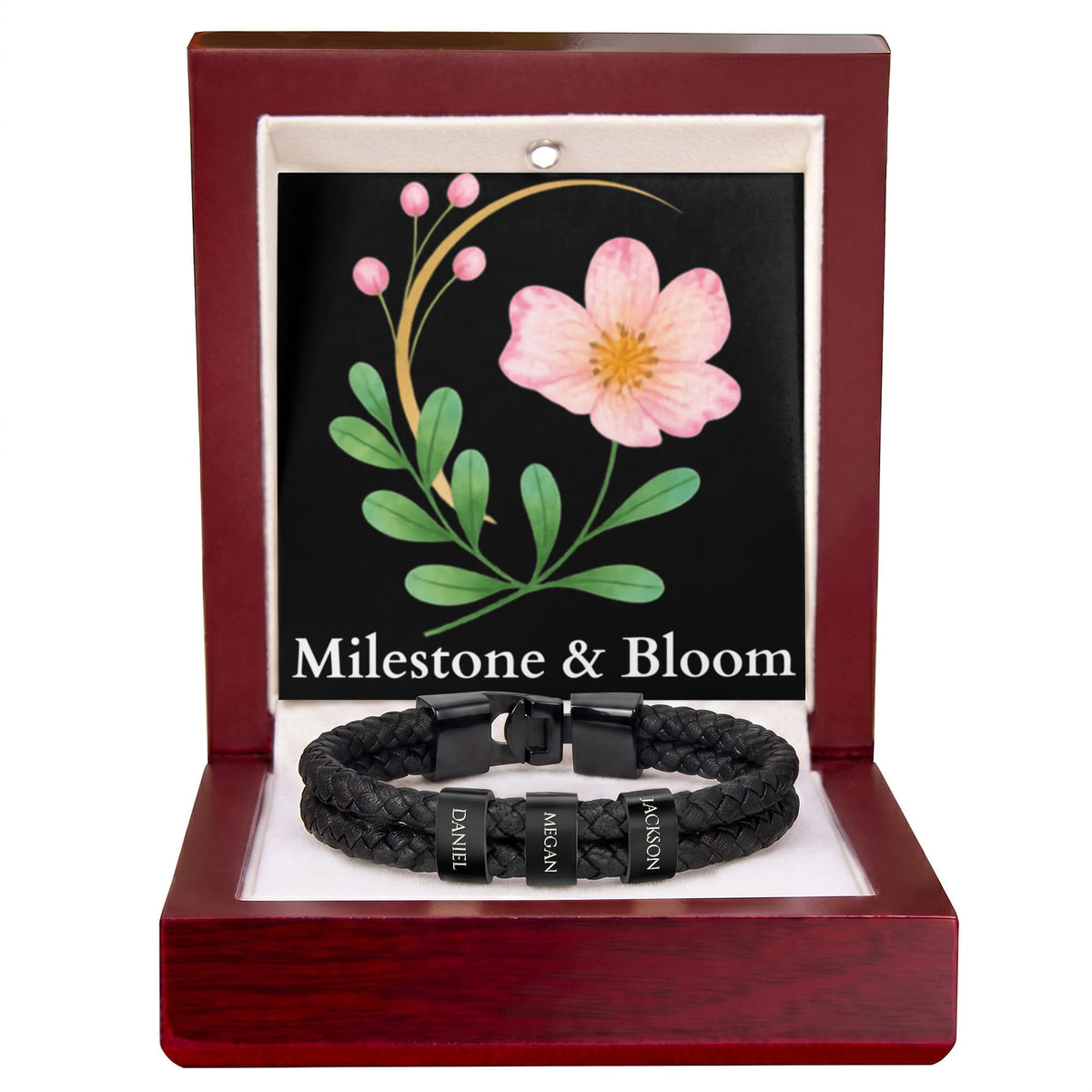 Men's Personalized Name Bracelet