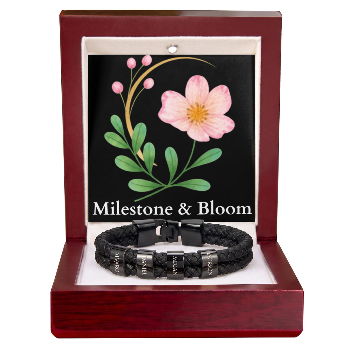 Men's Personalized Name Bracelet