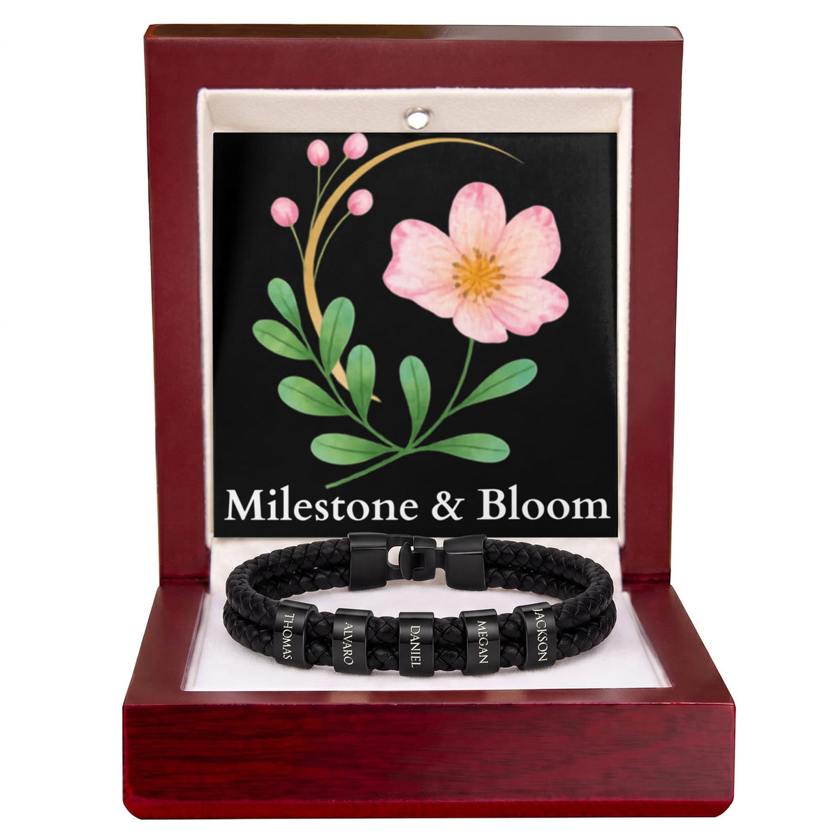 Men's Personalized Name Bracelet