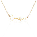 Signature Name Necklace - You make every day brighter!