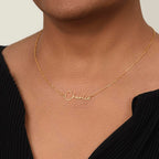 Signature Name Necklace - You make every day brighter!