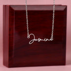 Signature Name Necklace - You make every day brighter!