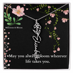 Flower Name Necklace