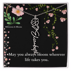 Flower Name Necklace