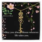 Flower Name Necklace