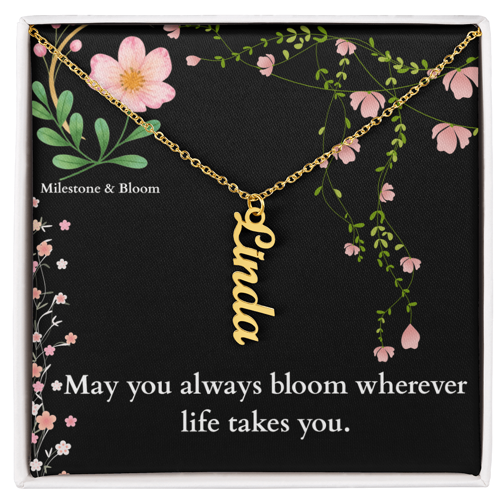 Multi-Vertical Name Necklace