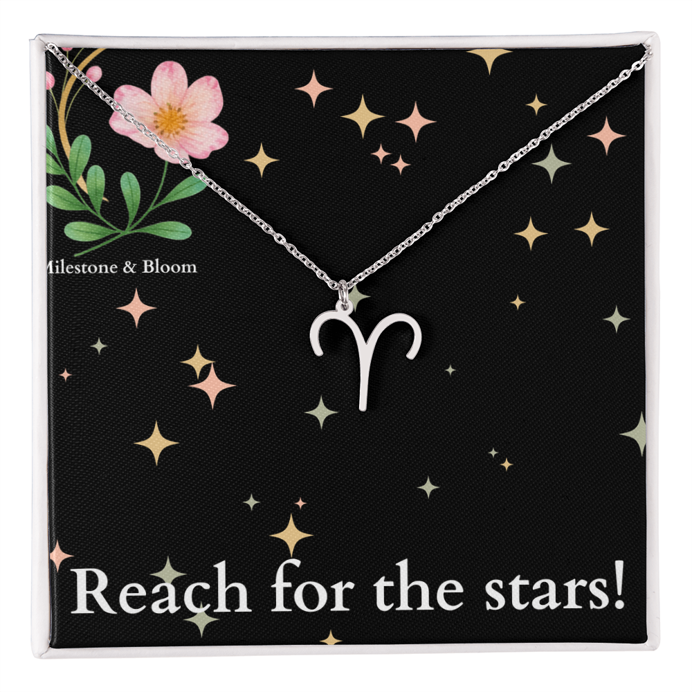 Zodiac Symbol Necklace- Reach for the stars!