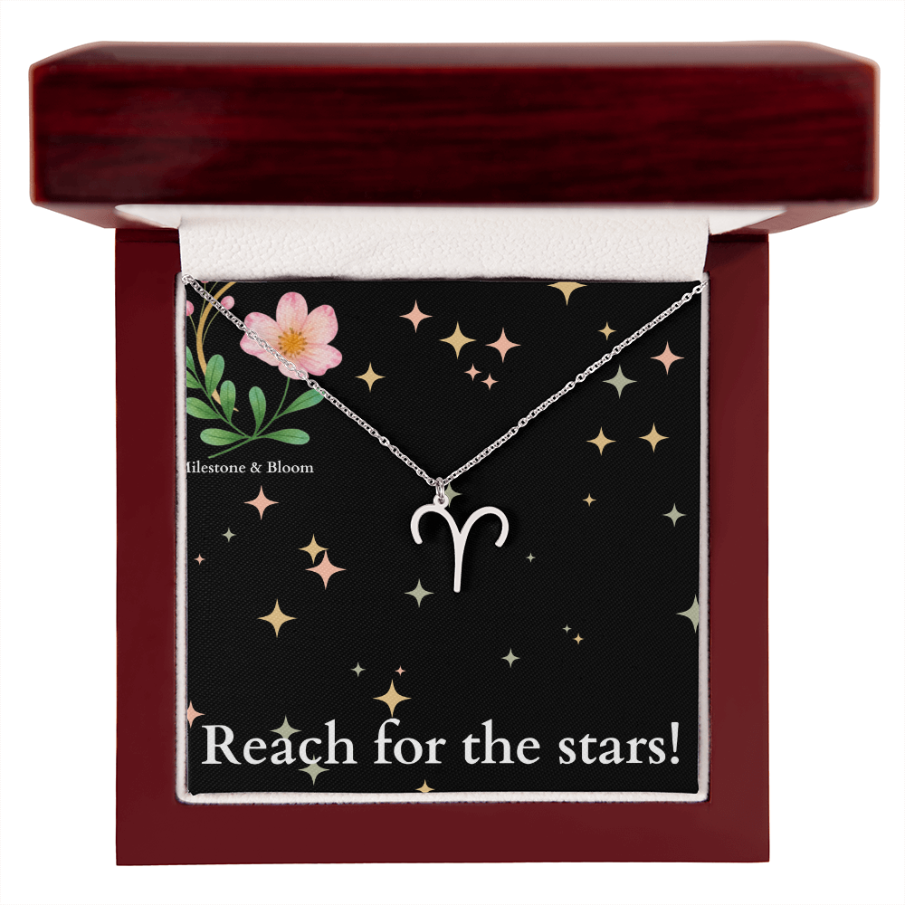 Zodiac Symbol Necklace- Reach for the stars!