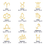 Zodiac Symbol Necklace- Reach for the stars!