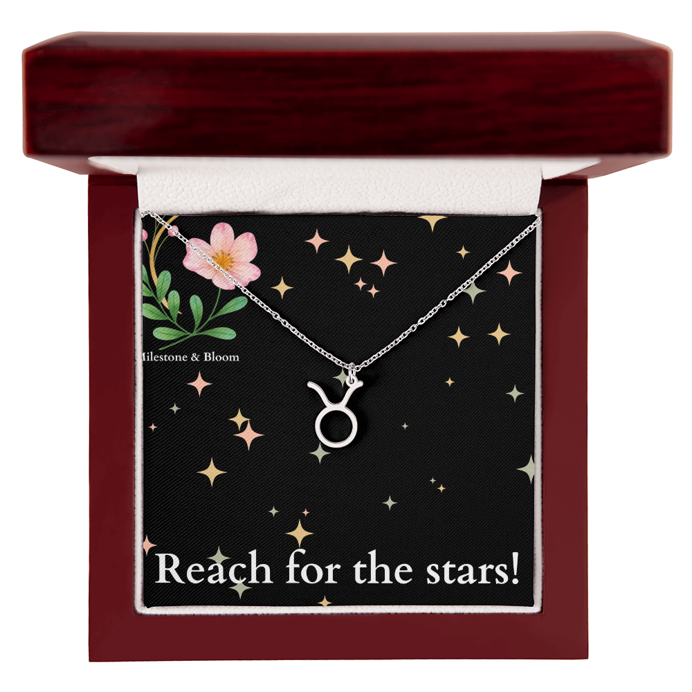 Zodiac Symbol Necklace- Reach for the stars!