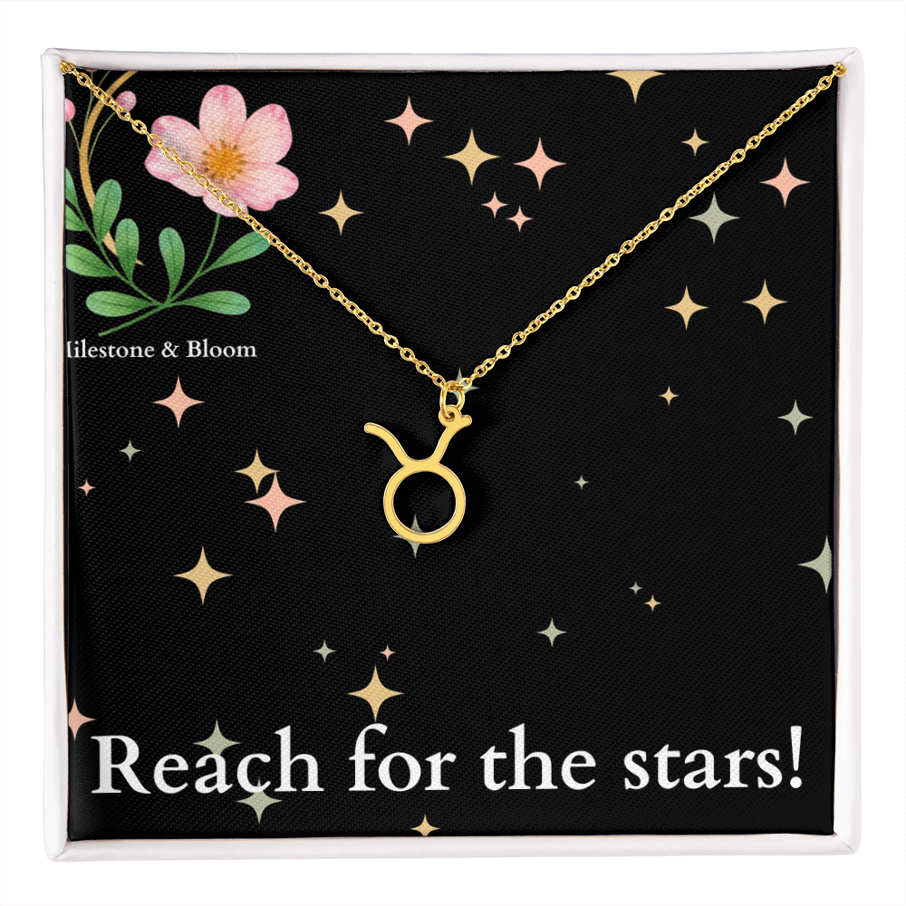 Zodiac Symbol Necklace- Reach for the stars!