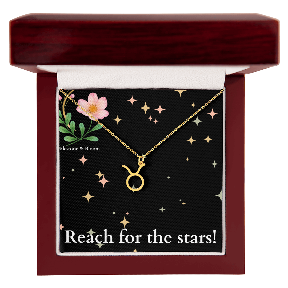 Zodiac Symbol Necklace- Reach for the stars!