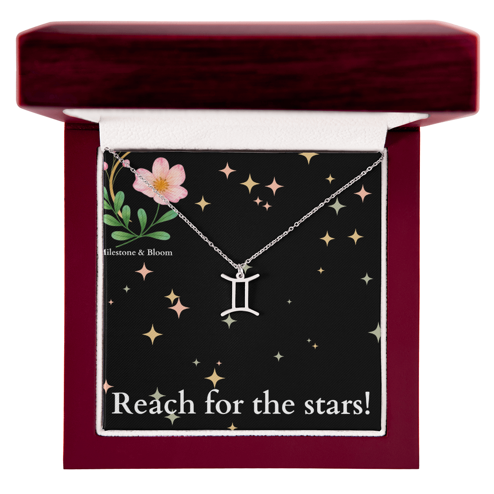 Zodiac Symbol Necklace- Reach for the stars!