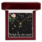 Zodiac Symbol Necklace- Reach for the stars!