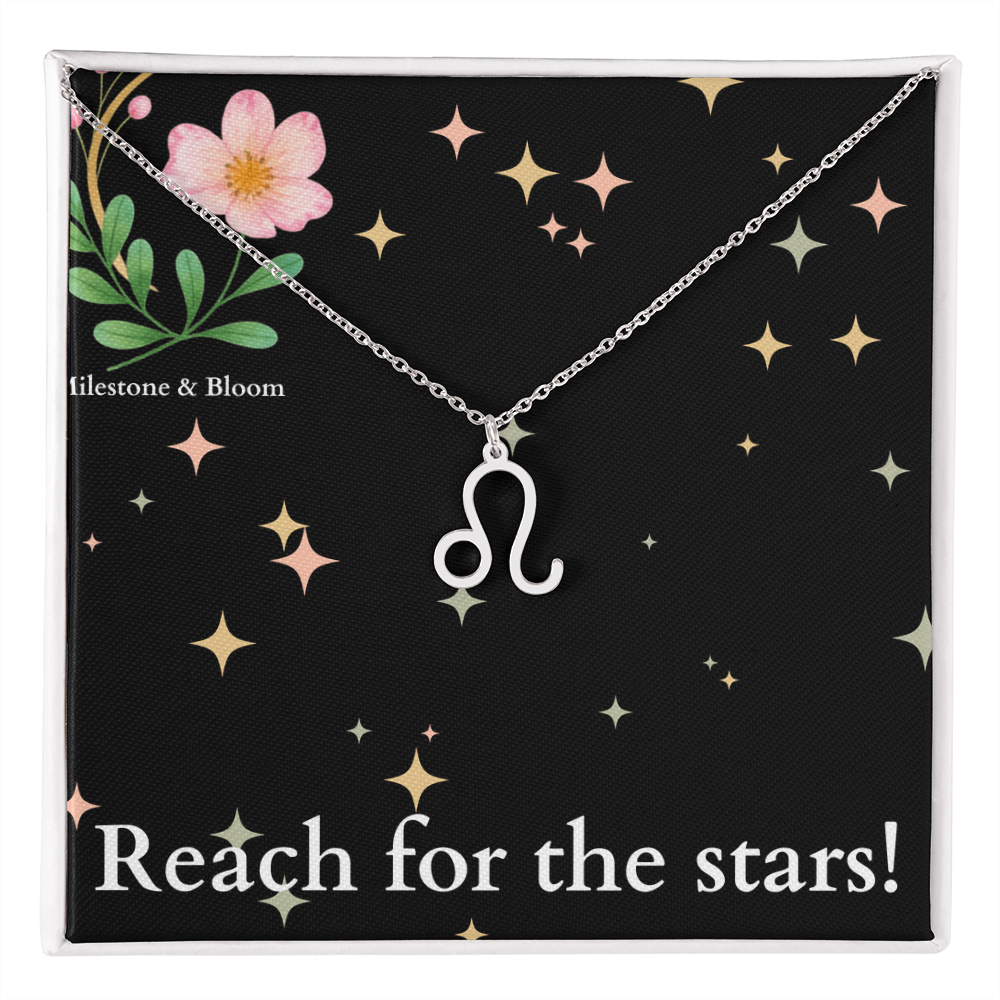 Zodiac Symbol Necklace- Reach for the stars!