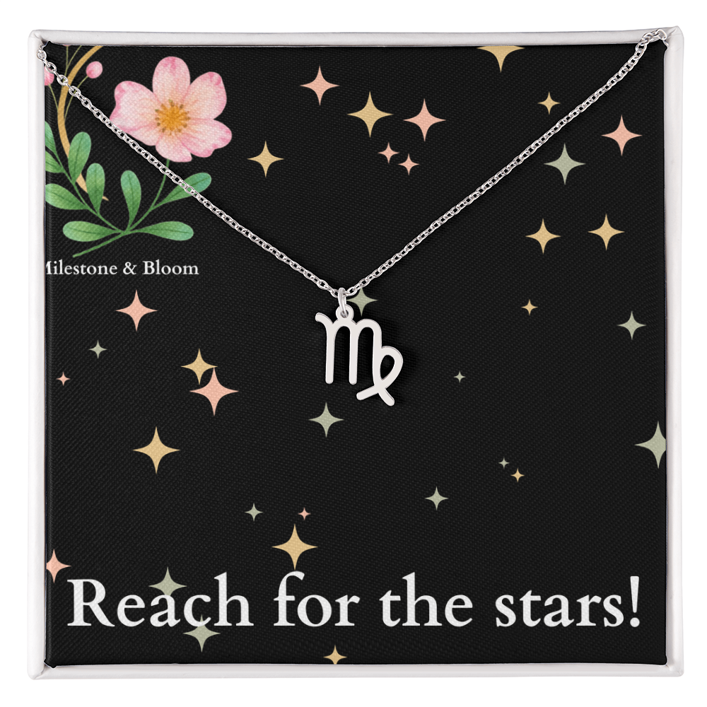 Zodiac Symbol Necklace- Reach for the stars!