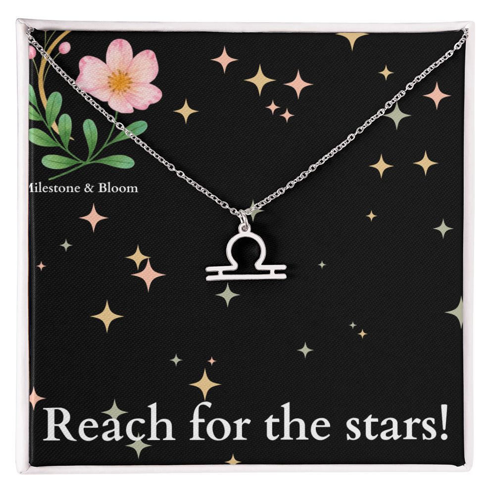 Zodiac Symbol Necklace- Reach for the stars!