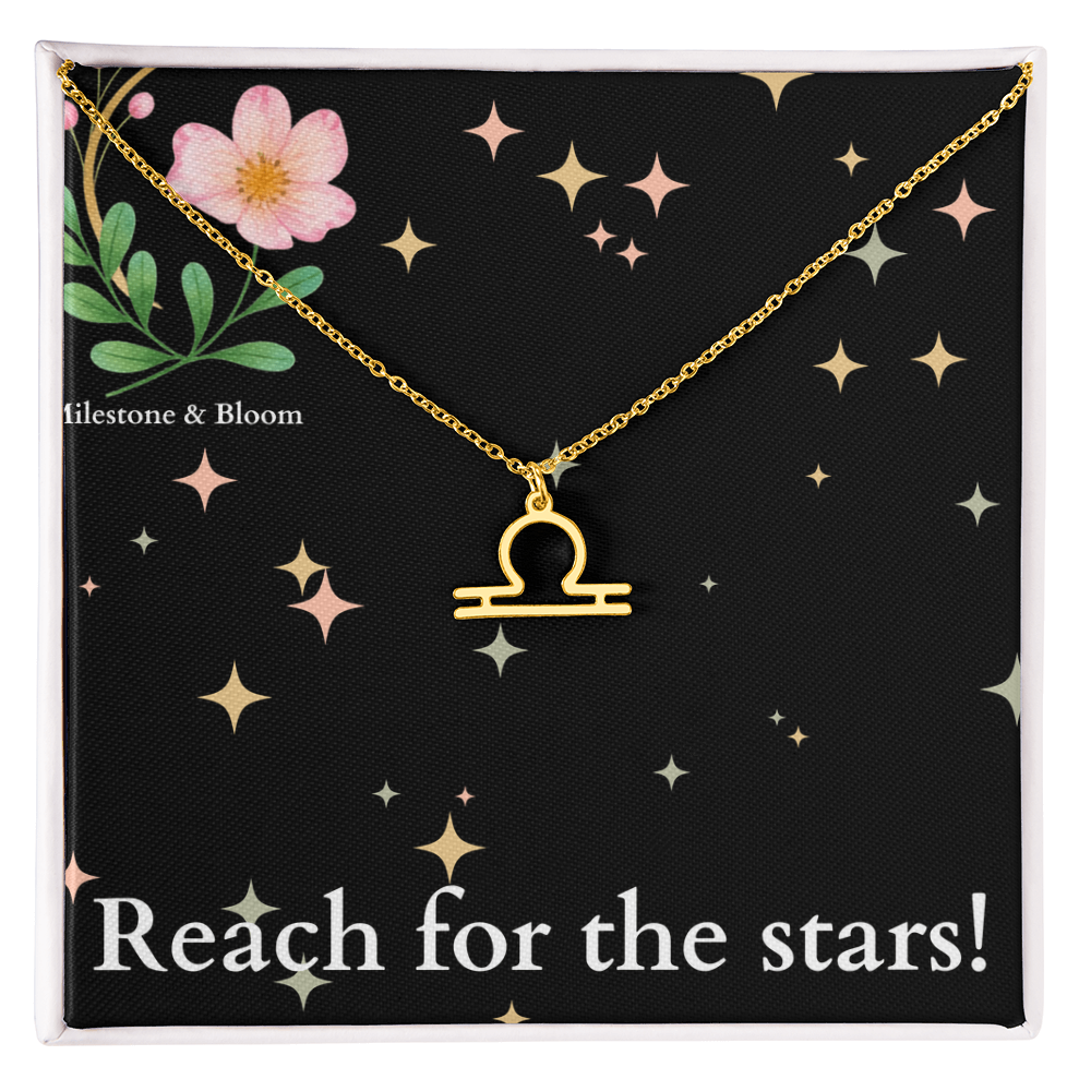 Zodiac Symbol Necklace- Reach for the stars!