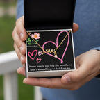 Cursive Love Necklace - Some love is too big for words