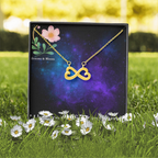 Infinity Heart Necklace- I love you to infinity and beyond