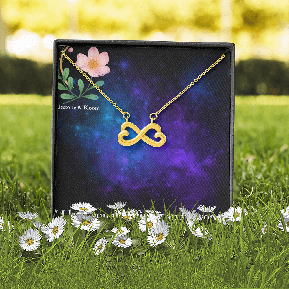 Infinity Heart Necklace- I love you to infinity and beyond